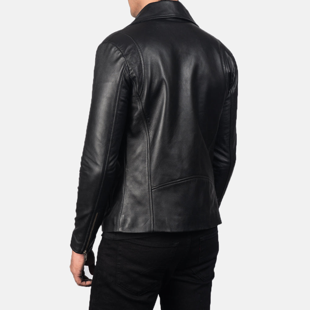 Noah Leather Biker Jacket - For Men